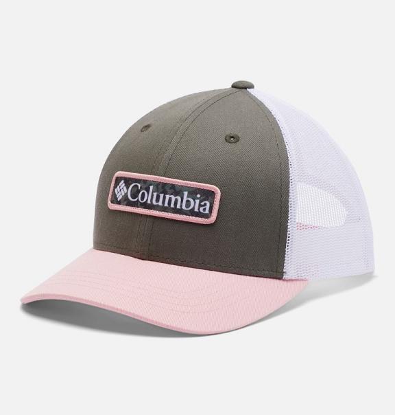 Columbia Girls Hats UK Sale - PFG Accessories Green Pink UK-531386